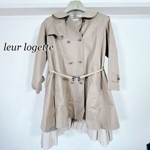 【leur logette】トレンチコート ベージュ