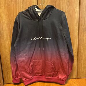 Challenge グラデーション パーカー ロゴ入り