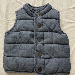 6-12month オールドネイビー ベビーベスト 中綿