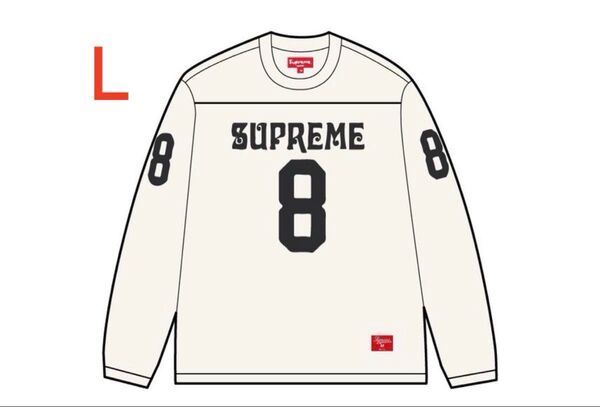 Supreme Affiliated L/S Football Top "White"