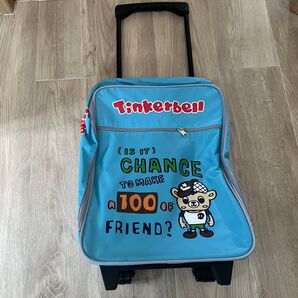 Tinkerbell キャスター付きリュック 水色
