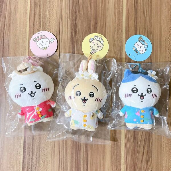 ちいかわ ハチワレ うさぎ 旅行いきたいぷちミニマスコット 3個セット