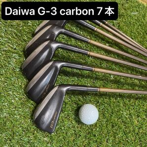レア!ダイワ Daiwa G-3 carbon 4-9,P アイアン 7本セット