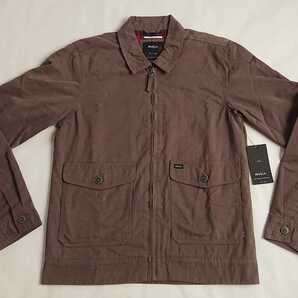 ルーカ RVCA ジップアップジャケット AG042-751 Sサイズ 茶色系☆新品