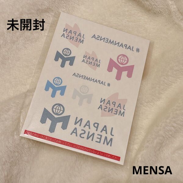 【未開封】JAPAN MENSA メンサ グッズ タトゥーシール