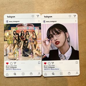 TWICE Alcohol-Free インスタ風トレカ 2枚セット