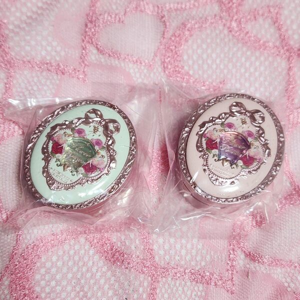 フラワーノーズ アクセサリーケース ガチャガチャ ピンク グリーン