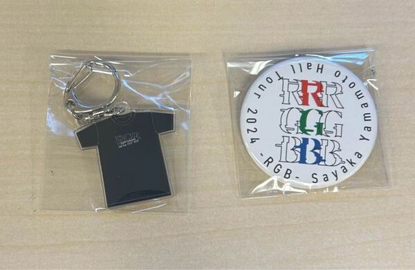 山本彩 Hall Tour 2024 -RGB- ガチャ 2点セット アクリルキーホルダー