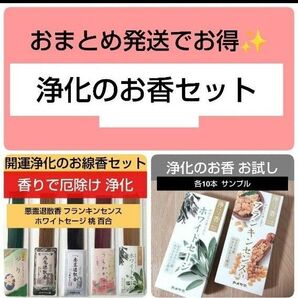 浄化のお香セット ホワイトセージ フランキンセンス 悪霊退散香 邪気よけ お清め 乳香 お線香 病魔退散香 お祓い 引っ越し