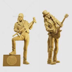 ガンズ&ローゼズ #A アクセル&スラッシュ 1/64 レジンフィギュア 未塗装