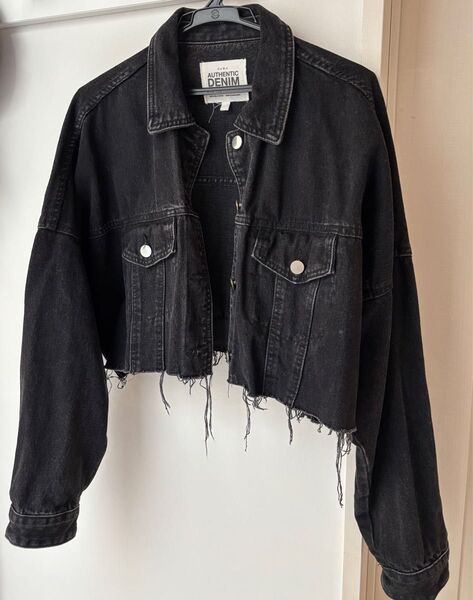 ZARA クロップド デニムジャケット Mサイズ