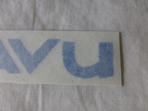 KAVU カブーKAVU kavu 青ロゴ 切り文字 ステッカー 小サイズ kavu KAVU カブー KAVU SEATTLE,USA_画像6