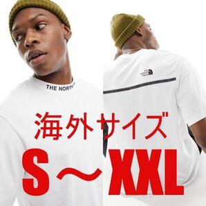 【The North Face】"Zumu "テープド・ネックロゴ Tシャツ