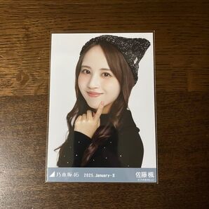 *乃木坂46 ランダム生写真 猫耳ニット帽 佐藤楓 ヨリ*