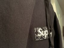 L Supreme Bandana Box Logo Hooded Sweatshirt Black Large 19FW シュプリーム バンダナ ボックス ロゴ ブラック 黒 パーカー 19AW 中古_画像10