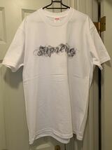 L Supreme Smoke Tee White Large 19FW シュプリーム スモーク ティー 半袖 Tシャツ ホワイト 白 19AW 中古_画像1