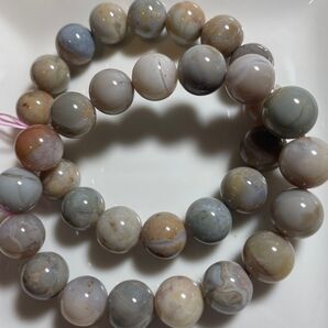 A794 3A アラシャン瑪瑙 11-12mm 1連