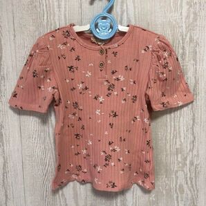 Jessica Simpson 花柄リブTシャツ 100