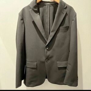 ユニクロ 感動ジャケット ウールライク ネイビー