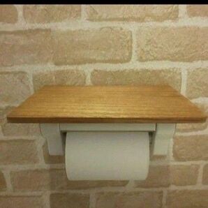 トイレットペーパーホルダーテーブル☆(チーク)