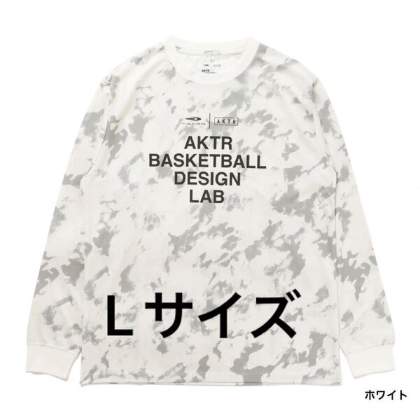 【新品 未使用】TIGORA×AKTR 総柄LOGOプリント 長袖Tシャツ
