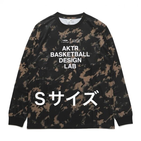 【新品 未使用】TIGORA×AKTR 総柄LOGOプリント 長袖Tシャツ