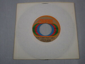 【SOUL７”】LONETTE MCKEE / SAVE IT(DON'T GIVE IT AWAY)、DO TO ME