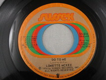 【SOUL７”】LONETTE MCKEE / SAVE IT(DON'T GIVE IT AWAY)、DO TO ME_画像3