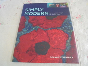 洋書Simply Modern Hooked Rugs　ホックドラグ　シンプルでモダンなデザイン写真集