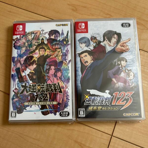 ニンテンドーswitchソフト 逆転裁判123 大逆転裁判1.2