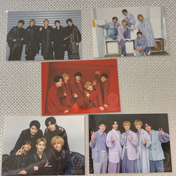 King & Prince 集合 フォトセット Made in