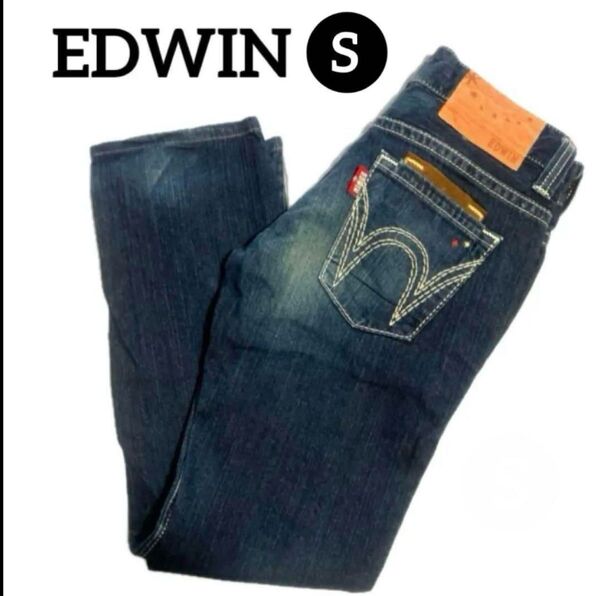 美品/アメカジ【EDWIN】423XVL ストレートデニム vintage S