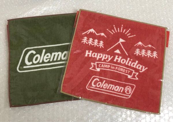 コールマン Coleman 三ツ矢オリジナル コールマンデザインハンドタオル 2枚セット タオル クーポン