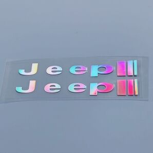 Jeep ジープ ステッカー シール 車ワイパー ドア ボティ B 2枚セット