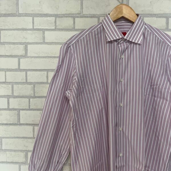ISAIA イザイア ビジネスシャツ ドレスシャツ ロングスリーブ