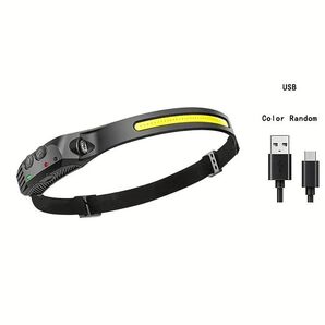 充電式led ヘッドランプ センサースイッチ付き