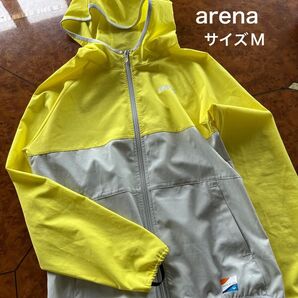 arena マウンテンパーカー ウインドブレーカー パーカー フーディ M