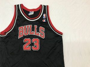 【古着GAME TOPS レア美品KIDS NBA championジョーダンユニフォームタンクトップ黒XL18-20】子供服バスケブルズjordanTHELASTDANCE