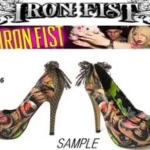 【未使用 保管品】過激!可愛ィ!レア!IRON FIST ピンヒールパンプス TIKI TOES