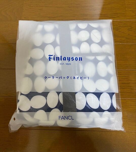 【新品 未使用】FANCL × finlayson クーラーバッグ(ネイビー)ファンケル