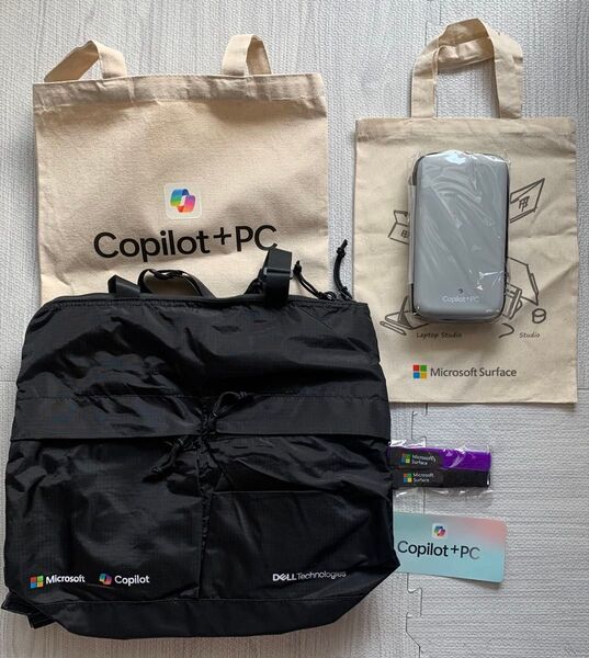 レア Copilot ×Microsoft Dell バッグ PCアクセサリー入れ ポーチ トートバッグ 6点セット