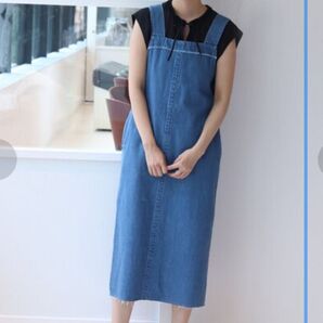 FRAMe WORKデニムオーバーオールスカート