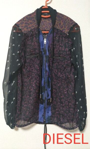 【美品】DIESEL ディーゼル 長袖ブラウス ブルゾン Sサイズ