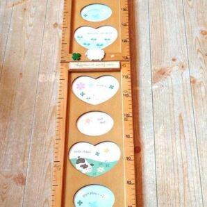 身長計 フォトフレーム 汚れあり