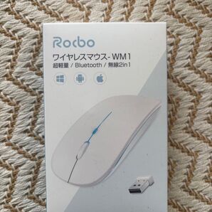Robo ワイヤレスマウス WM1 ホワイト