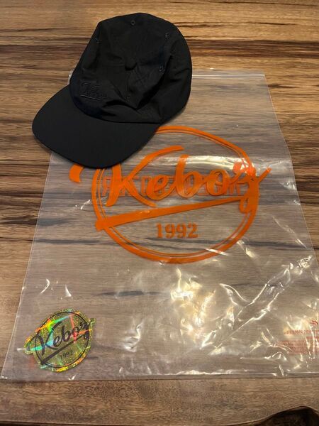 KEBOZ 黒キャップ サイズ57〜59cm 帽子 キャップ ブラック 黒