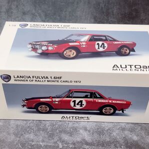 新品★ 1/18 AUTOart LANCIA FULVIA 1.6HF WINNER RALLY MONTE CARLO #14