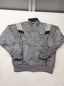 送料無料★adidas アディダス★ジャージ★長袖 ジャケット★ジュニア 子供用 150★グレー★上着#20317sal