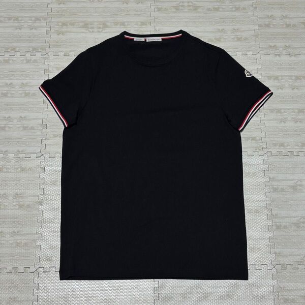【極美品】モンクレール Tシャツ スリムフィット ブラック Lサイズ 国内正規品
