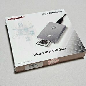 新品未開封 ★ Pergear CFexpress Type B カードリーダー USB3.1 Gen 2 10Gbps高速転送